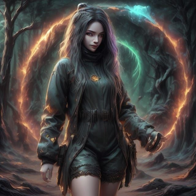 Manga Art of Couple Exchanging Heart