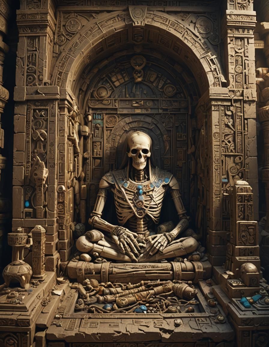 Mummy's Tomb Filled with Magical Artifacts