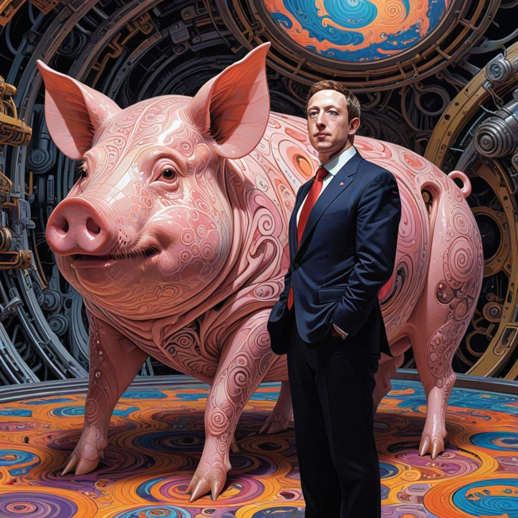 Pigs in Fractal Harmony