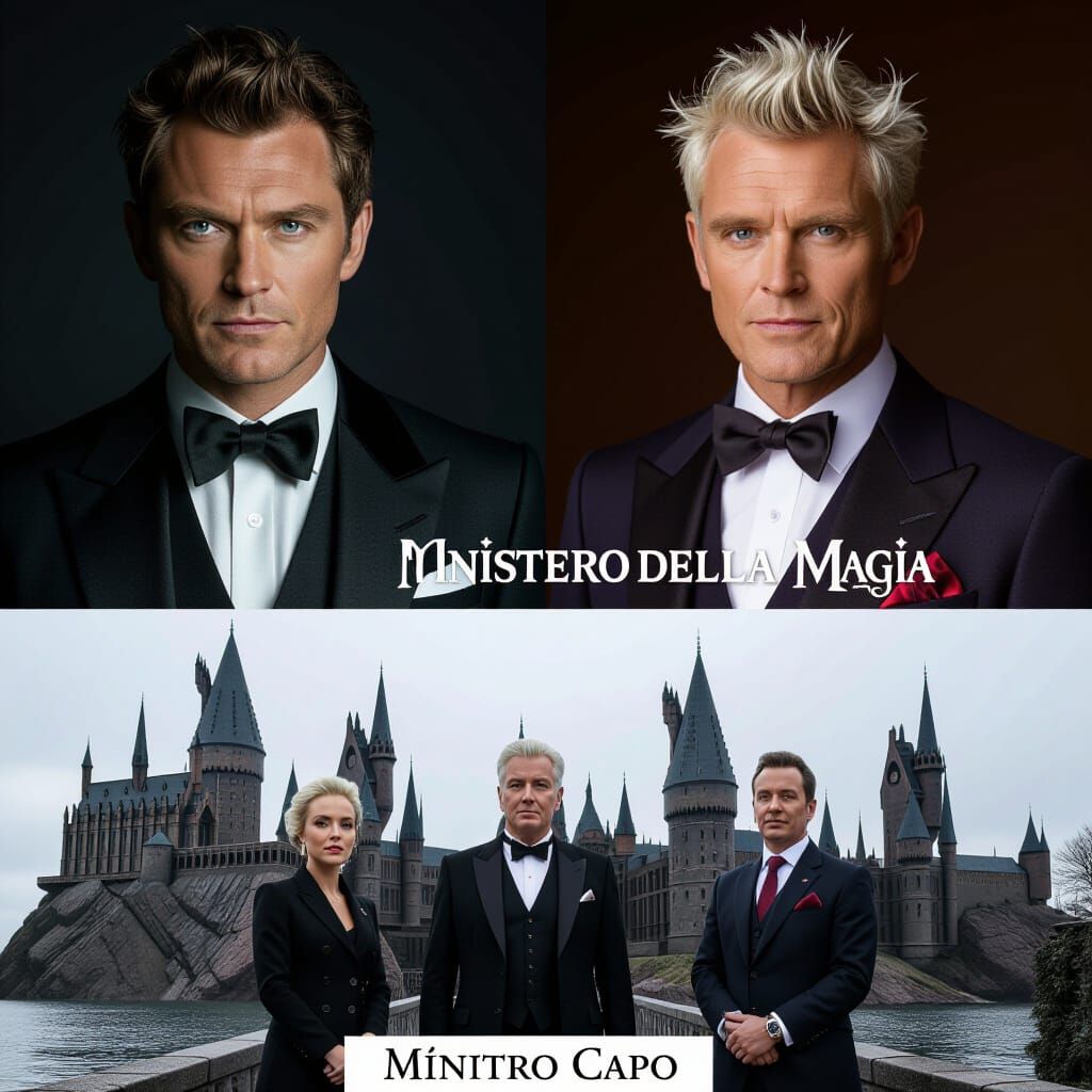 Jude Law as Dumbledore and Minister Whispervell Confrontatio...