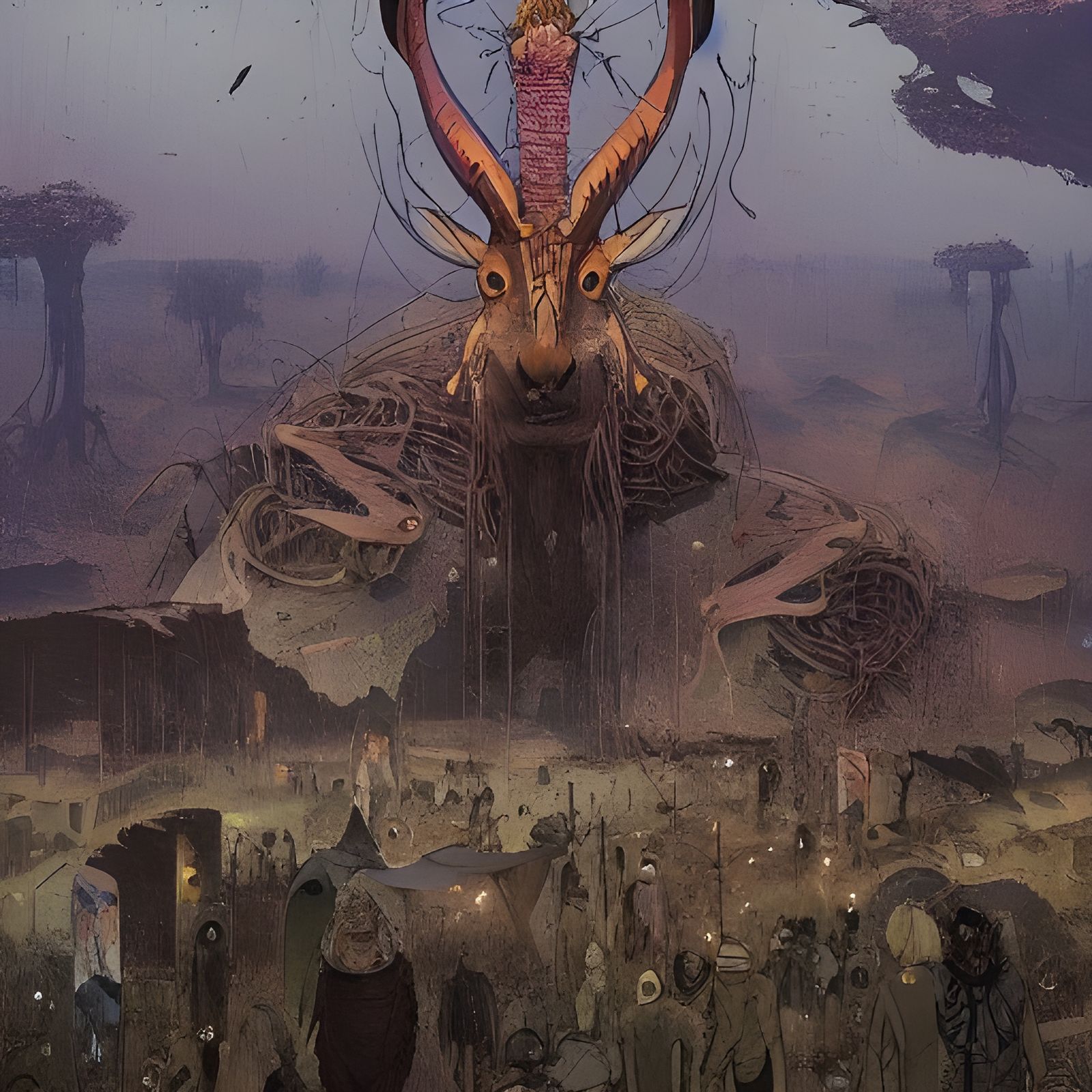 Gazelle Cult: Fantasy Art Album Cover