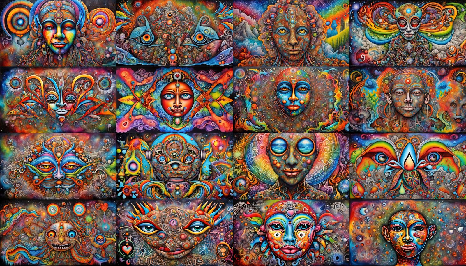 Healing Anthropomorphic Dream in Graffiti Splash Art Style