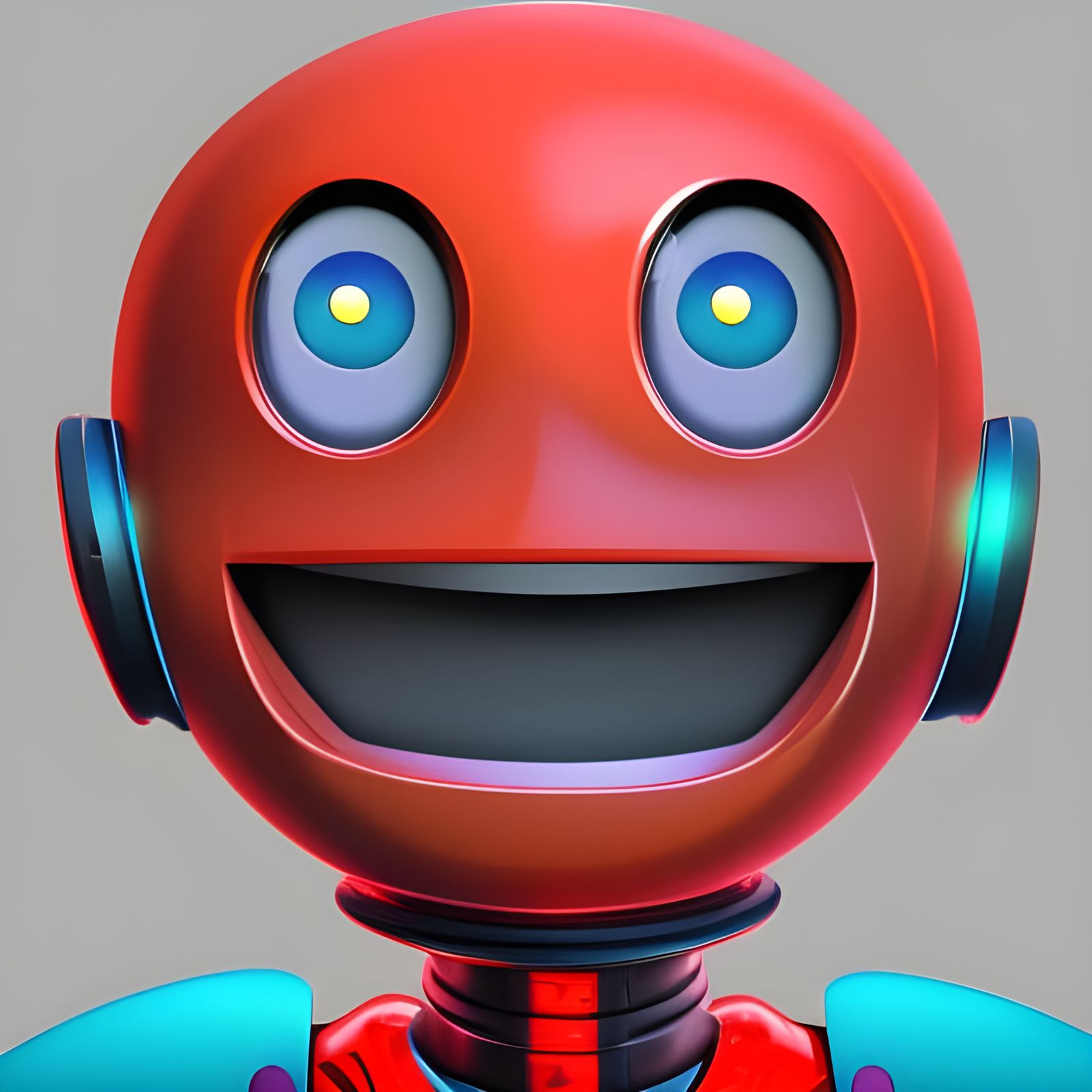 Create a friendly chatbot image which I can use for an ad on...