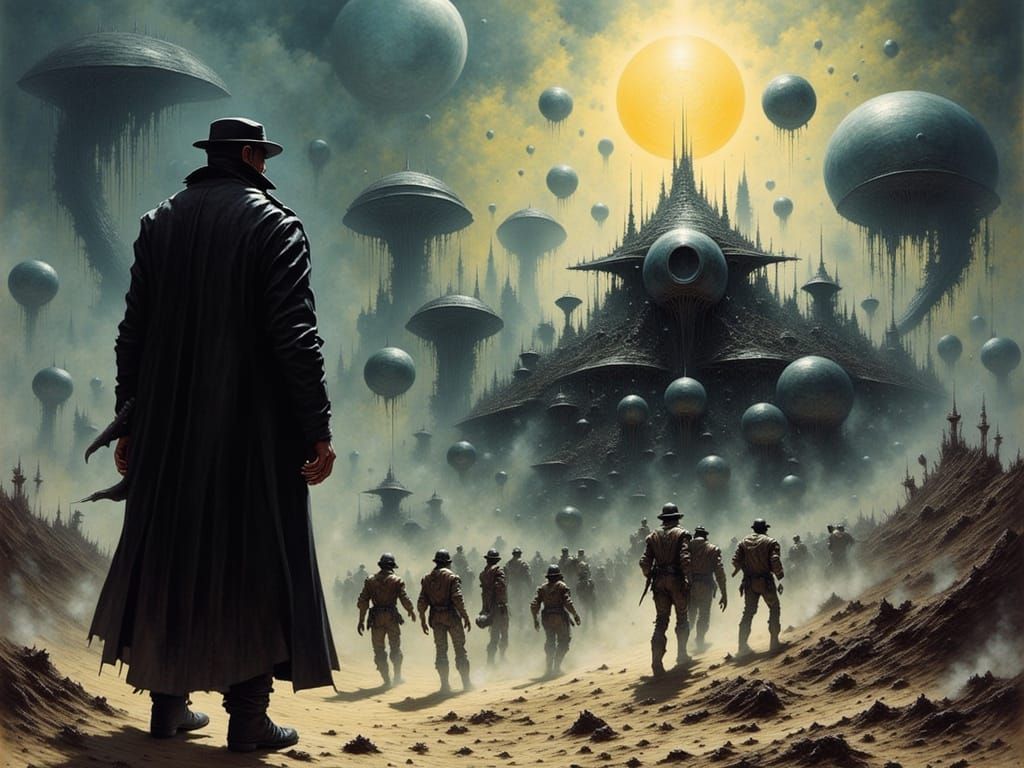 Ominous Figure Causes Panic in Alien Colony