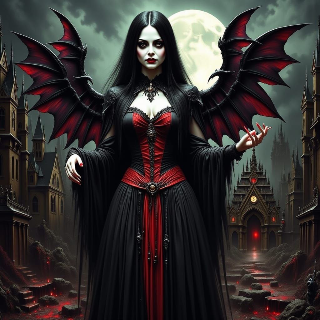 Dark Gothic Aristocrat Portrait