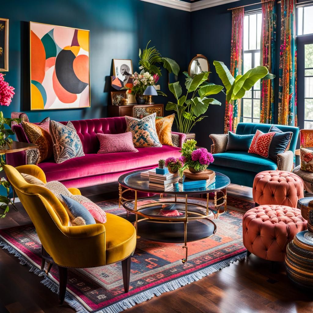 Maximalist Living Room
