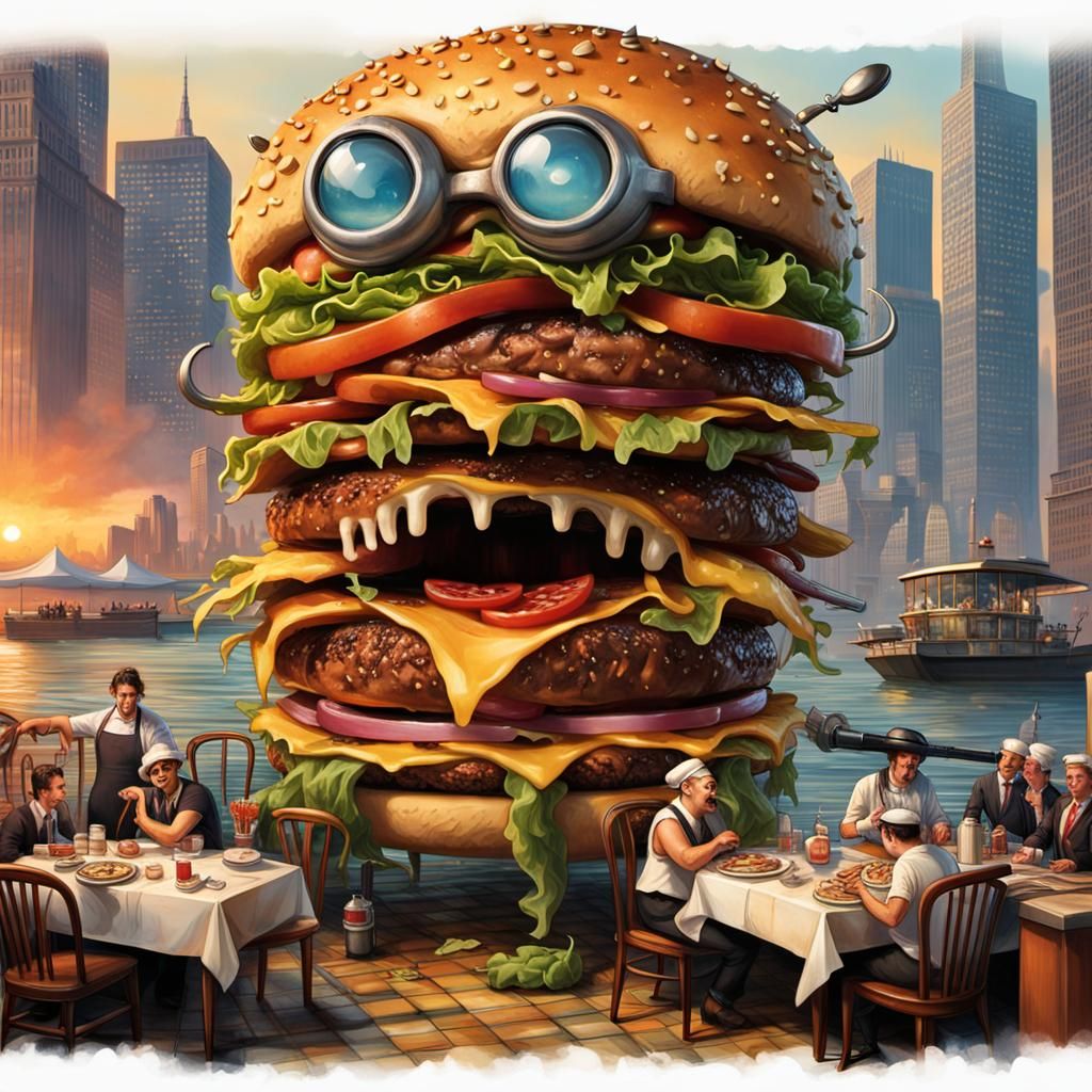 Steampunk Monster Chef's Culinary Chaos