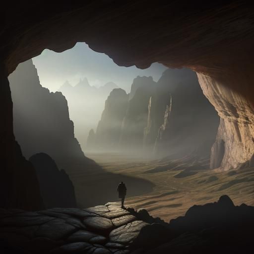 Weathering Cave Concept Art in Earth Tones