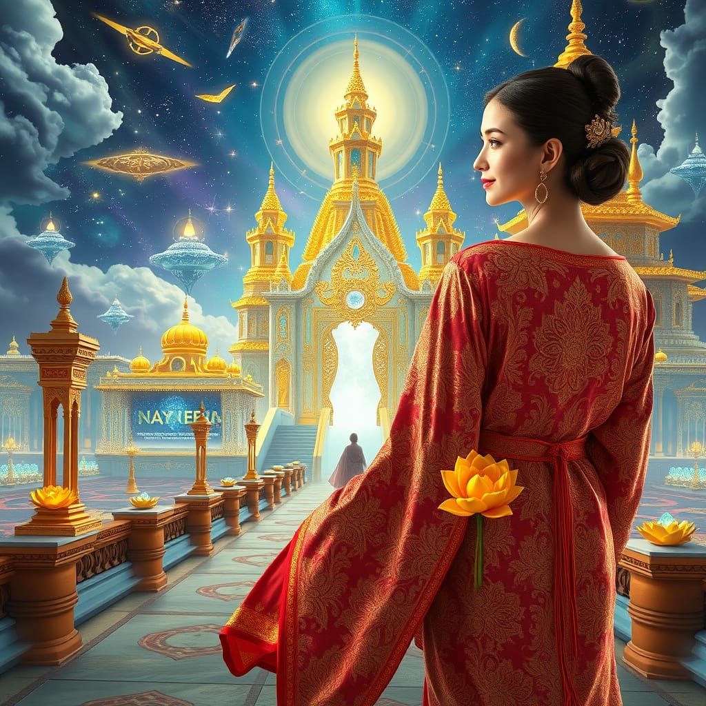 Divine Palatial Realm of Ananta-Sunyata in Celestial Empire