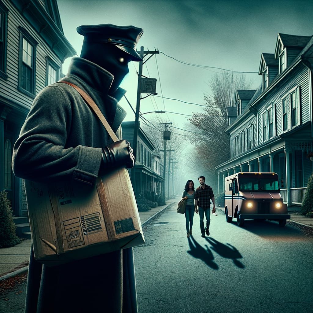 Sinister Mailman Looms Over Small Town