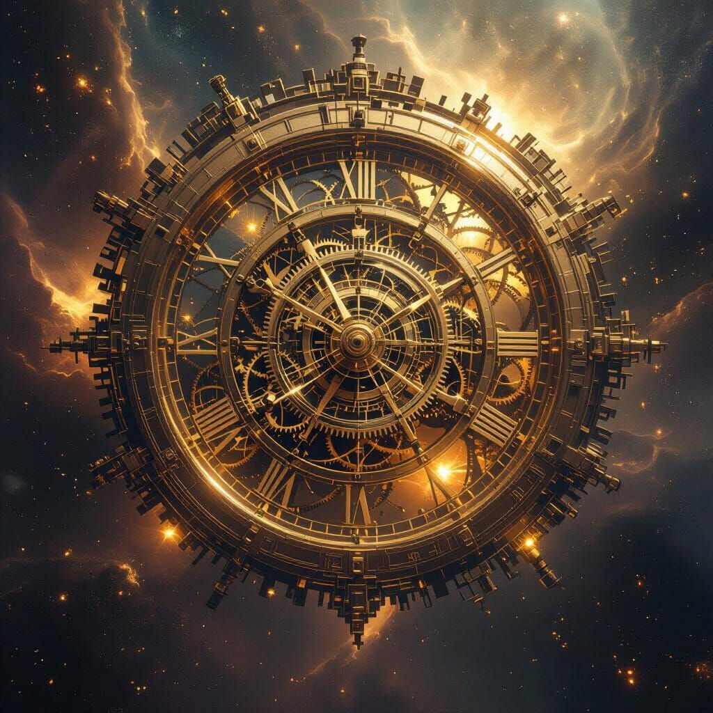 Vast Celestial Clockwork in Cosmic Void