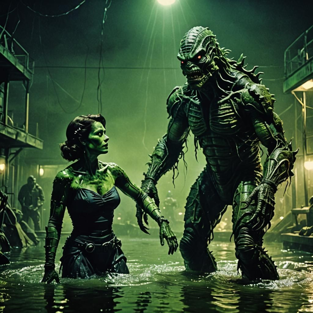 Monster From The Black Lagoon in Toxic Marriage