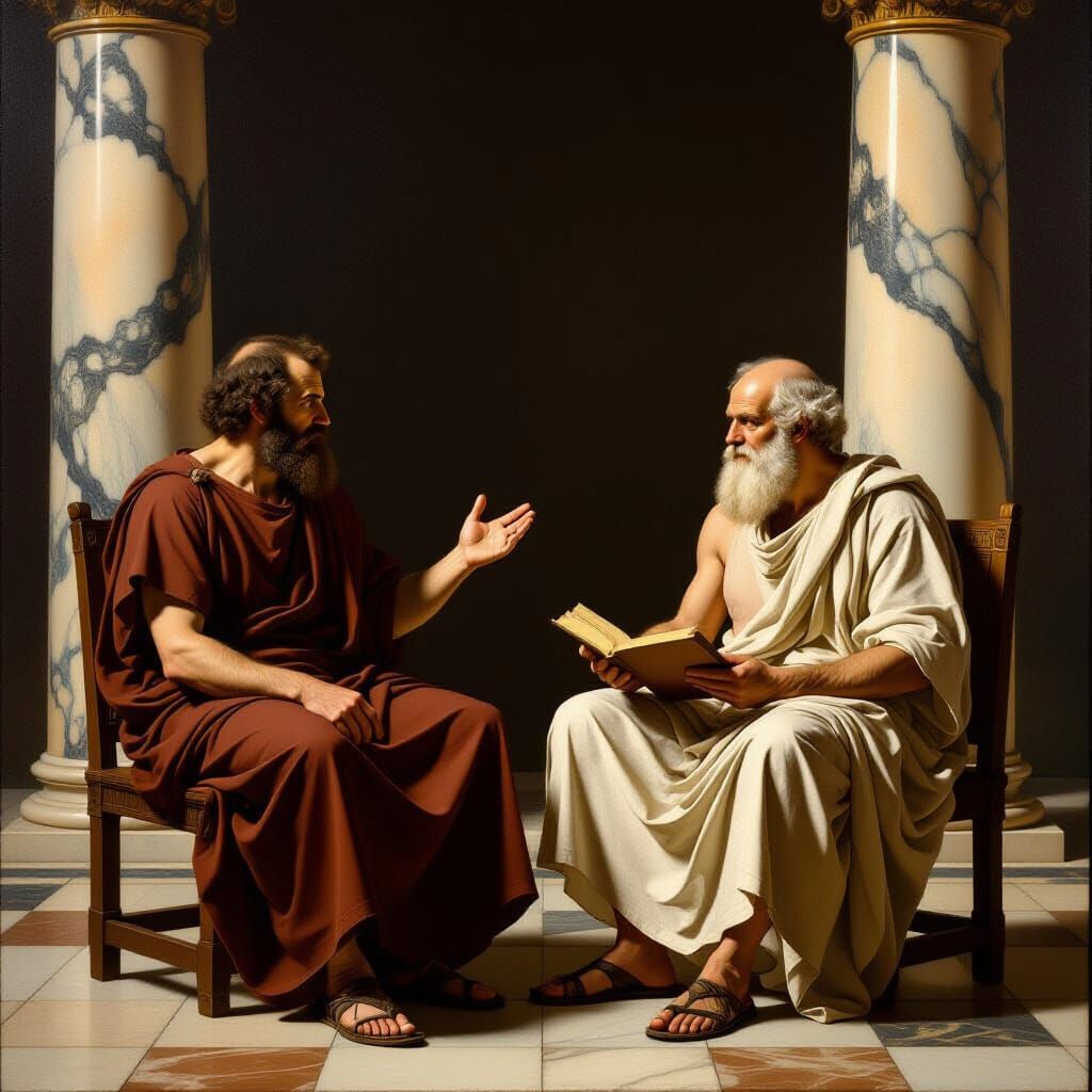 Nietzsche and Socrates in Classical Greek Setting