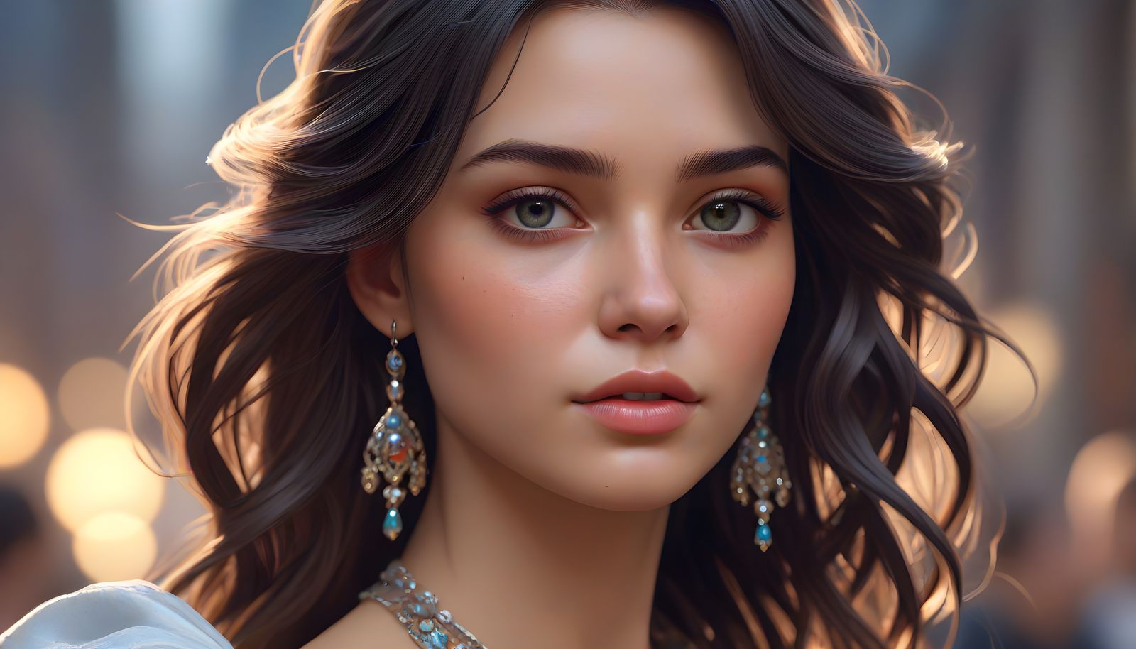 Elegant European Model Struts Down the Catwalk in Hyperdetai...