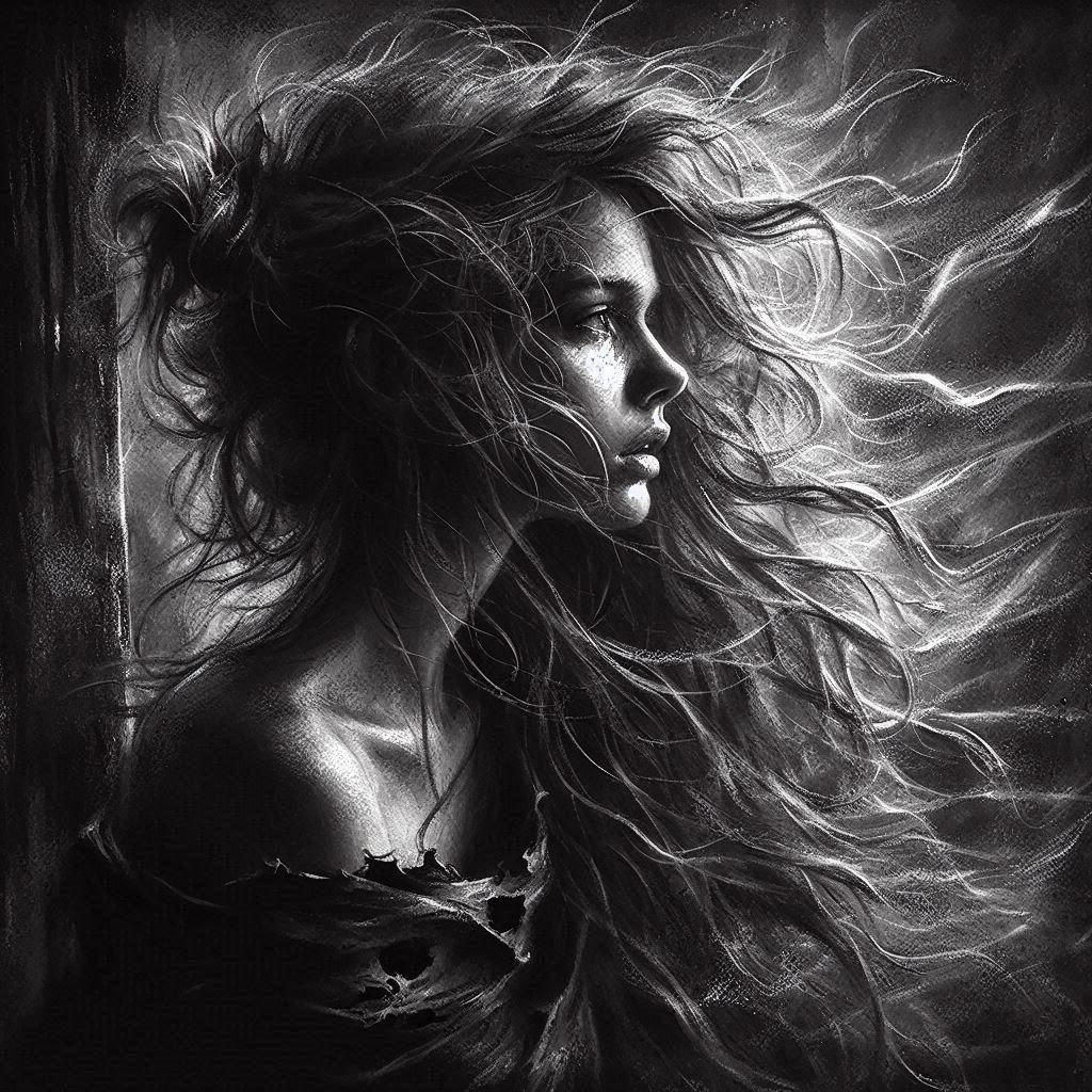 Simple Charcoal Drawing