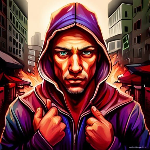 Futuristic Hoodrat: Graffiti and Street Art Fusion