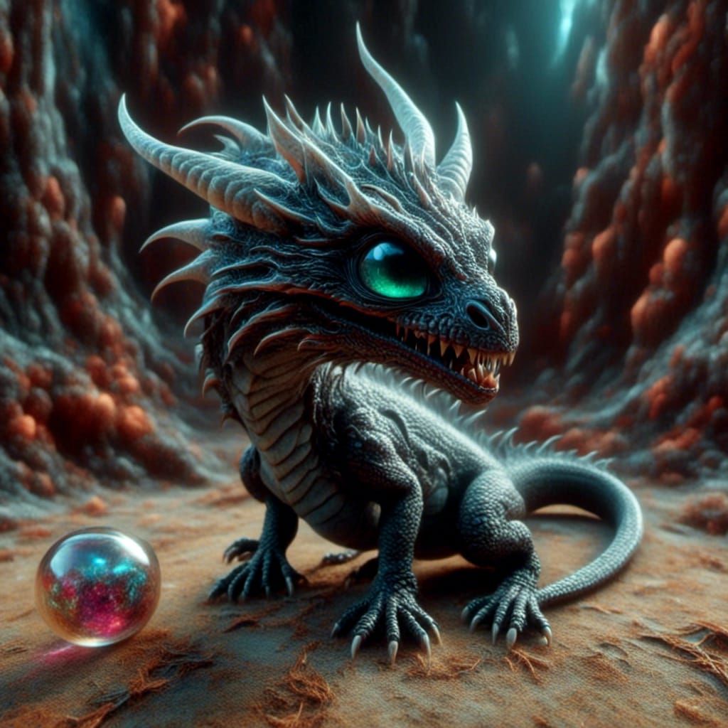 Electric Black Dragon of Darkness