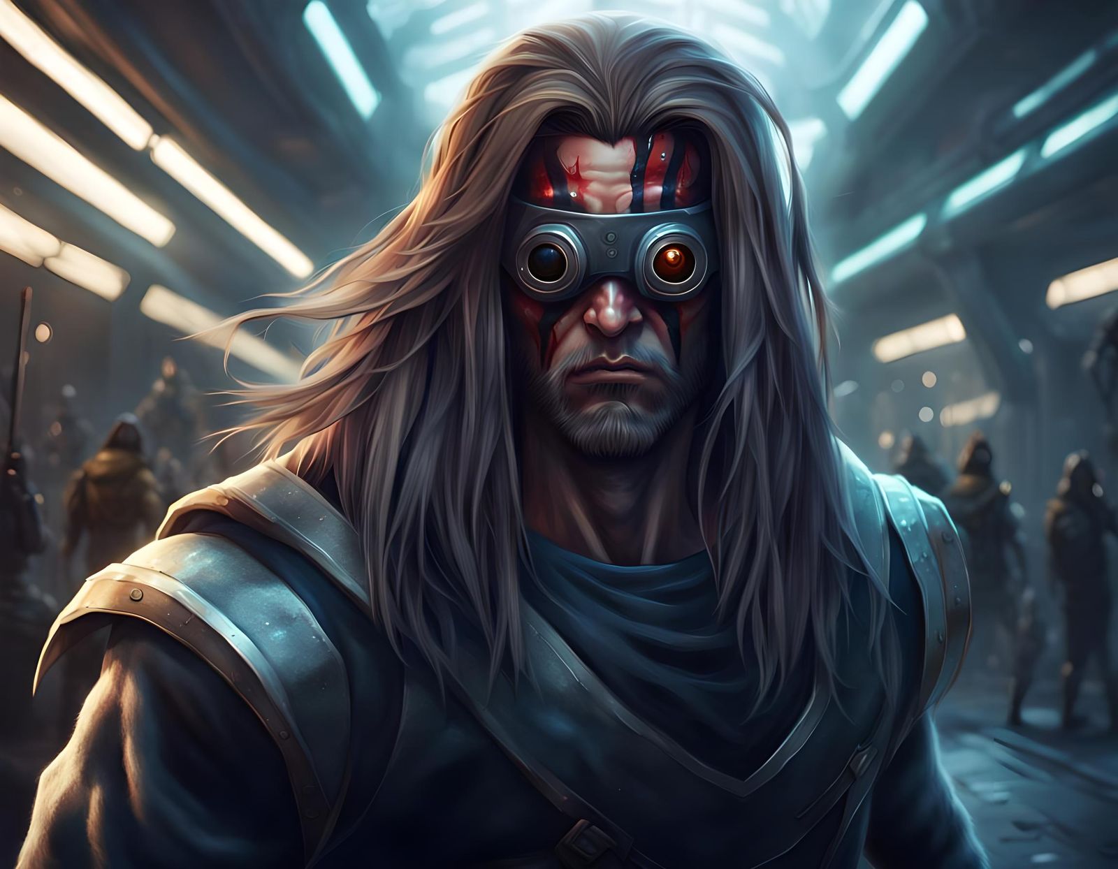 Cyclops Portrait: Digital Fantasy Illustration