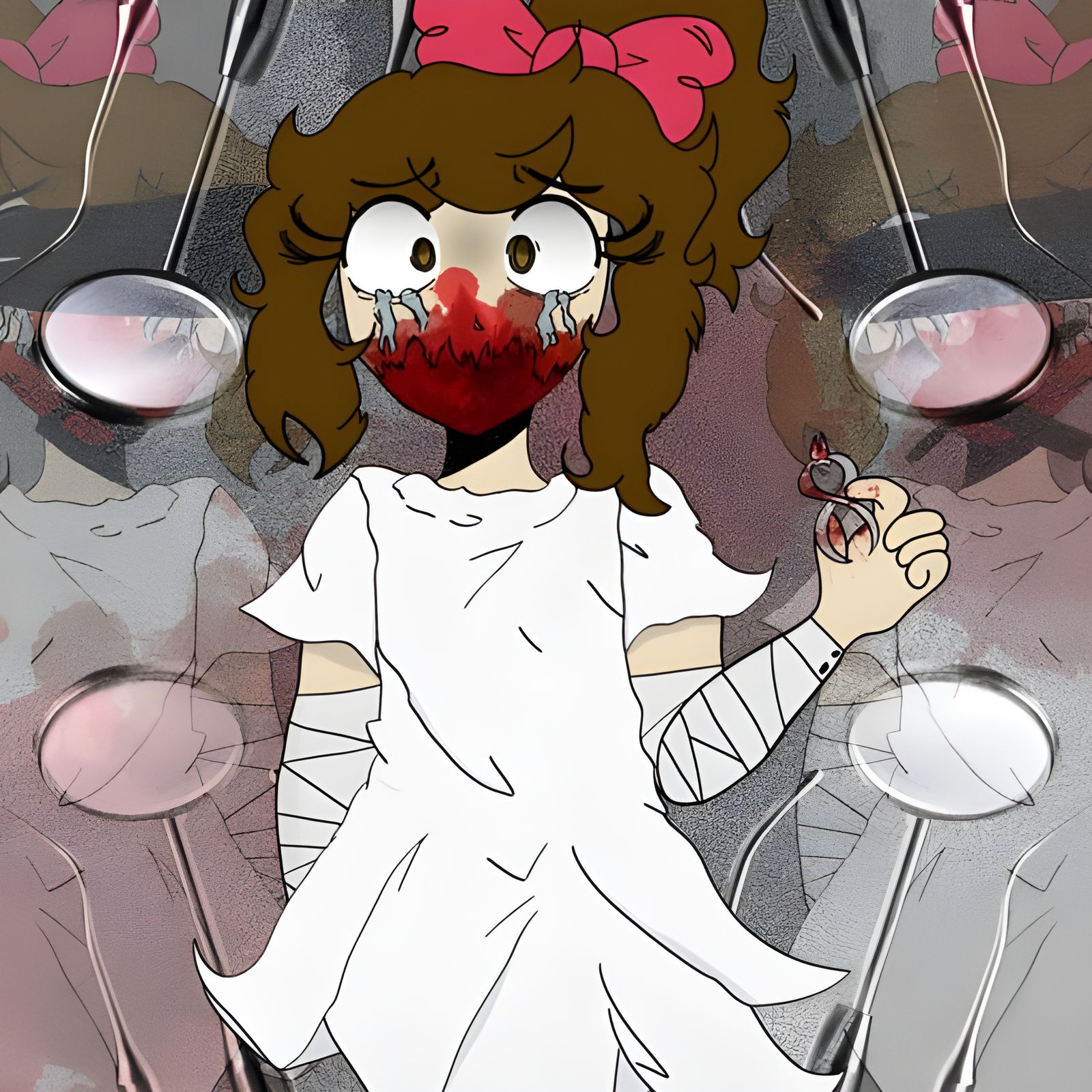 AI-Generated Scary Art: A Frightening Creation