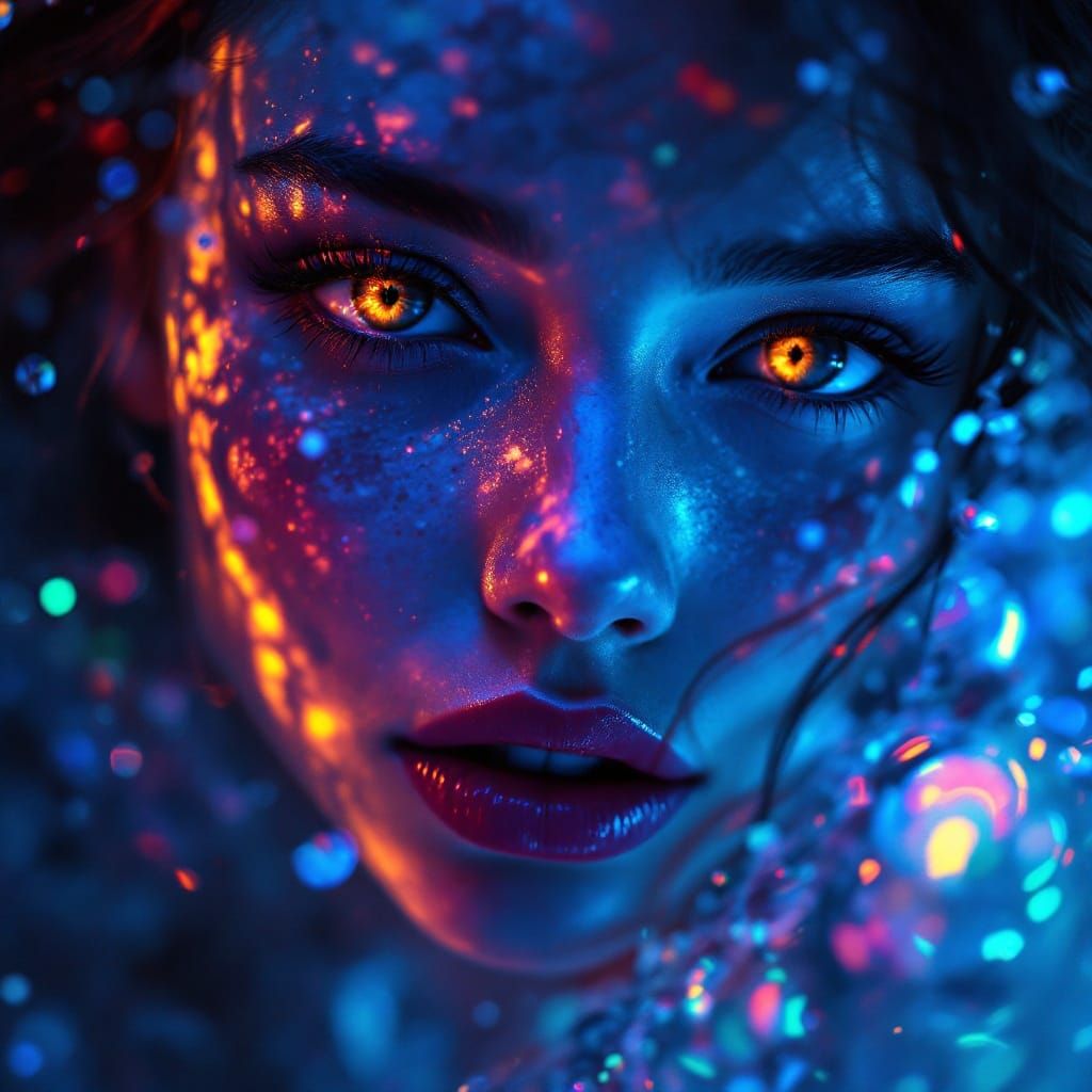 Stunning Portrait in Dark Fantasy Realm