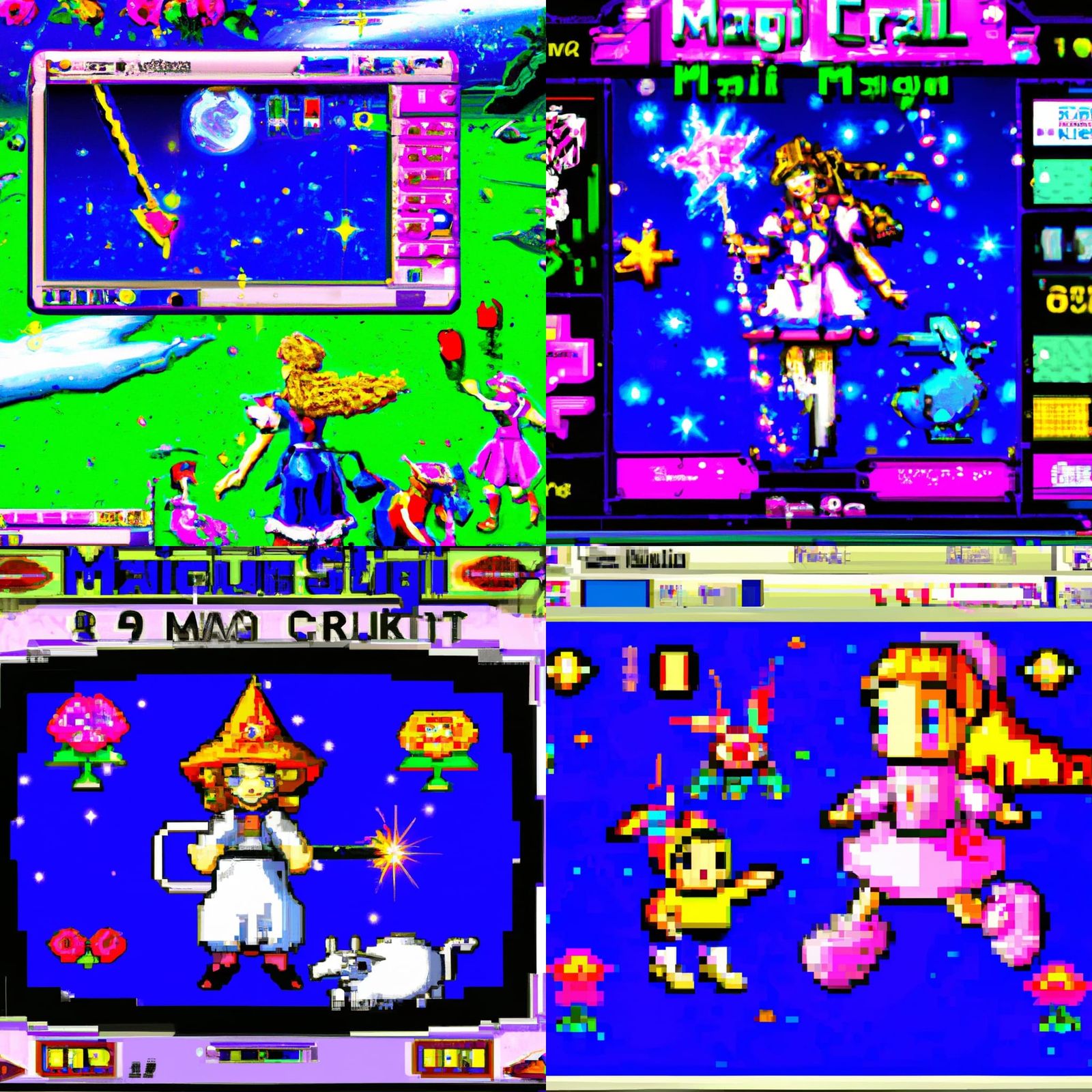 Magical Girl MS-DOS Video Game Screenshot