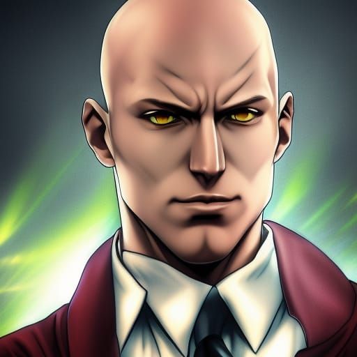 Realistic Anime Style Lex Luthor Portrait
