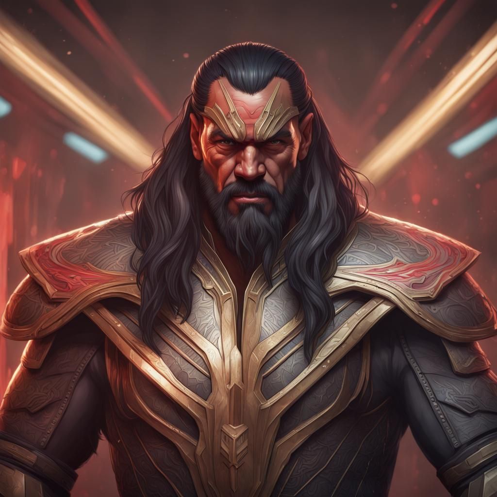 Klingon John Cena Portrait in High Definition