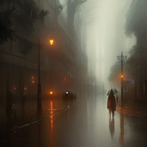 September Rain: Dark Fantasy Concept Art