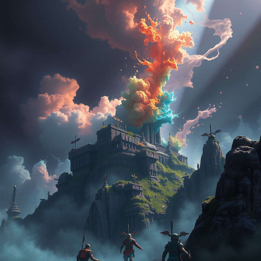 Daniel Radcliffe Portrait in Detailed Matte Painting