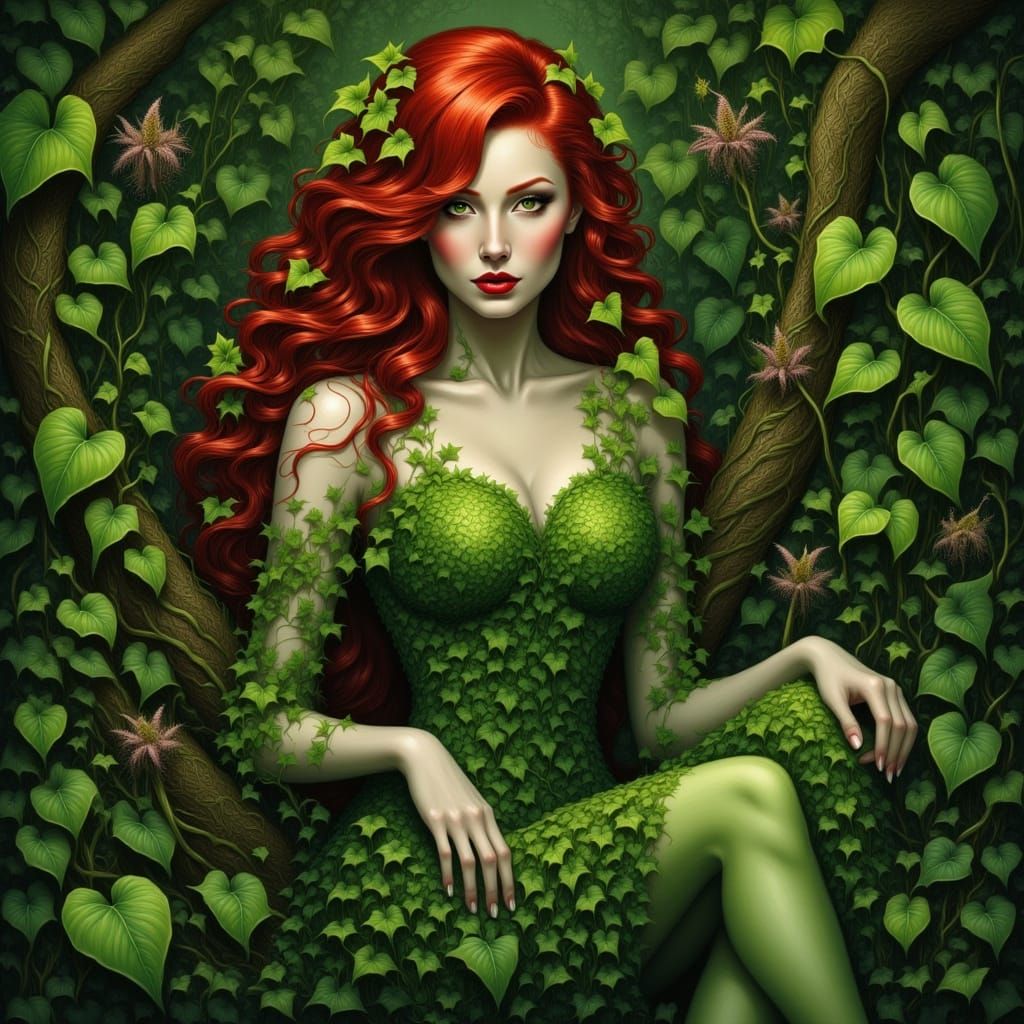 Poison Ivy Character Inspired by Fantasy Art Masters