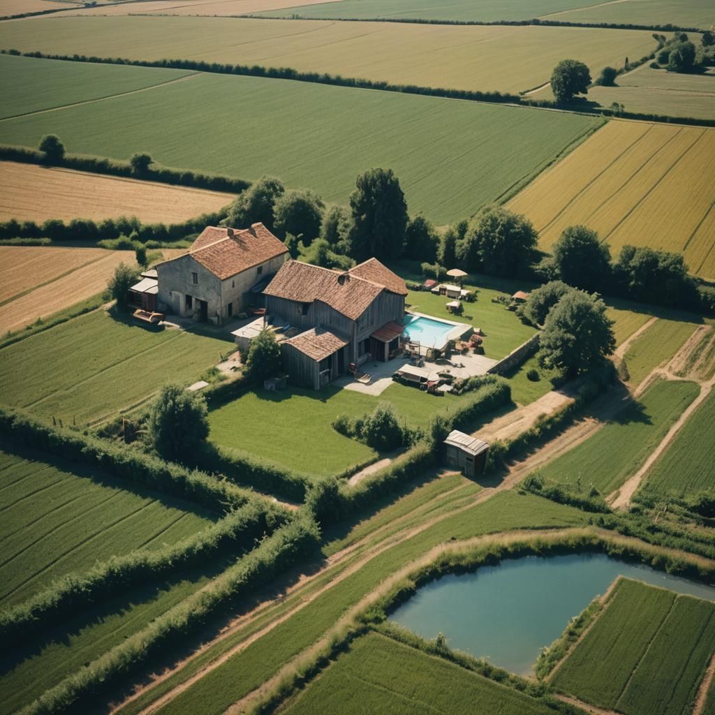 Picturesque French Farm with Pool and Jacuzzi