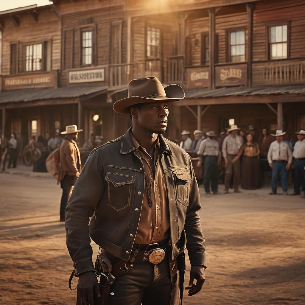 African-American Cowboy Becomes Sheriff: A Western Film Stil...