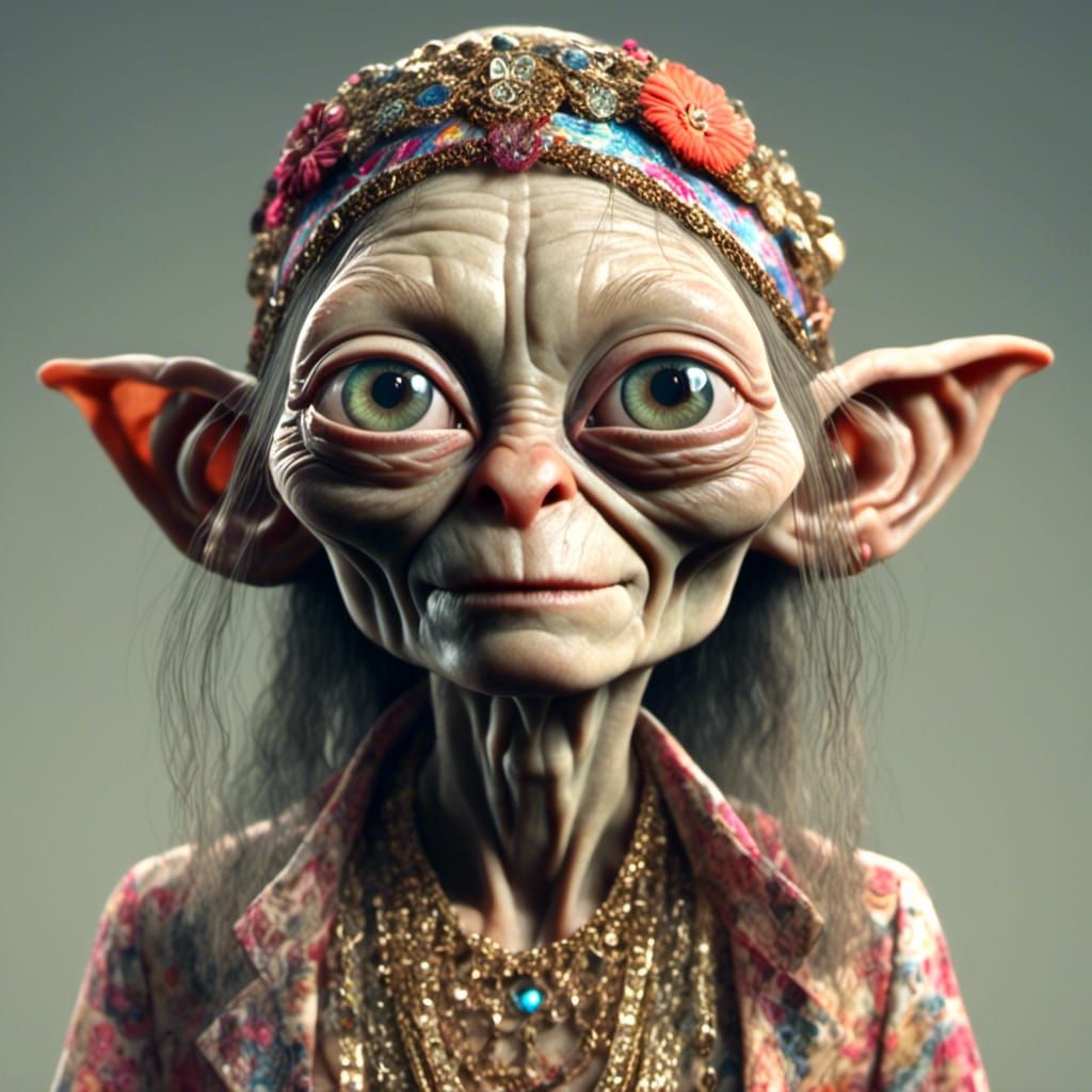 Hippie chic Gollum