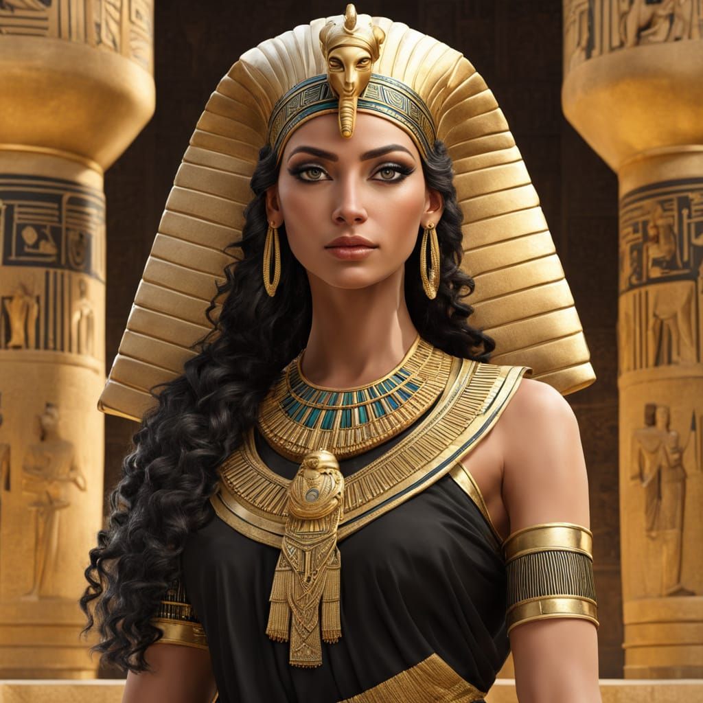 Yasemin Allen as Egyptian Priestess in Alexandria
