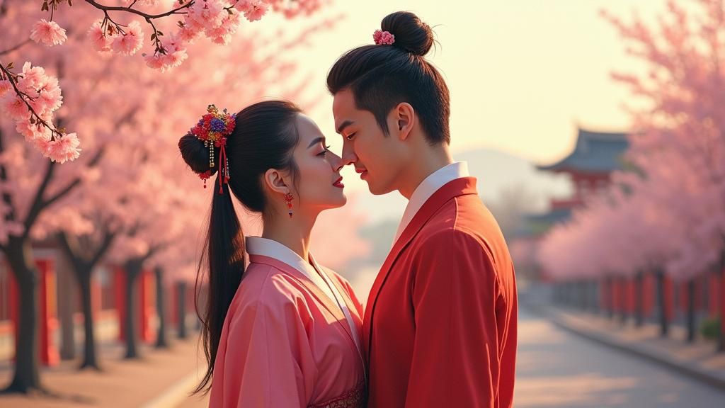 Korean Drama Romance in Seoul, Digital Art