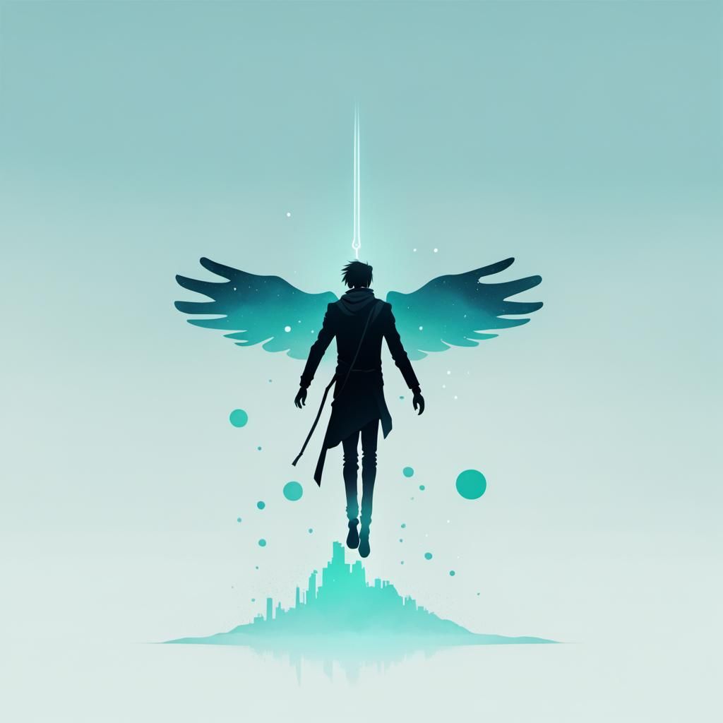 Minimal Ethereal Landscape Art