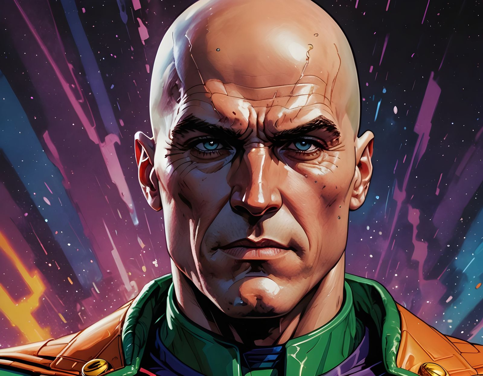 Lex Luthor in Kenner Super Powers Costume