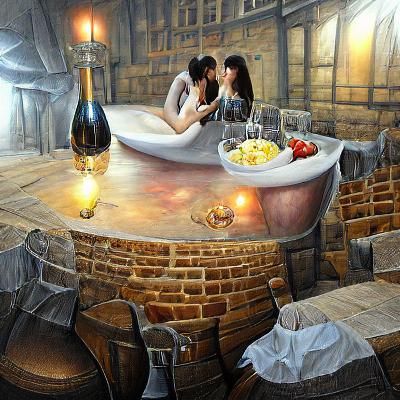 Romantic Date at the Prosectorium: Hyperrealistic Concept Ar...