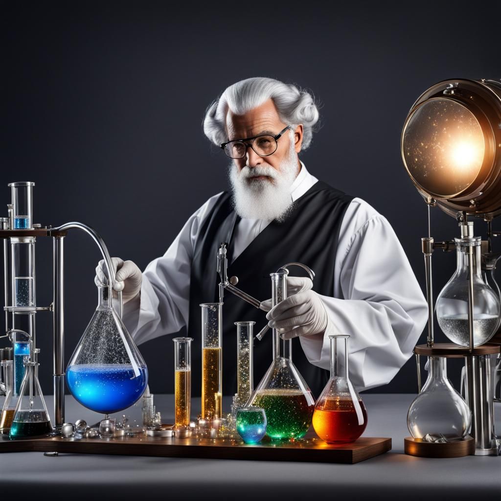 Realistic Chemistry Experiment in 16k Resolution