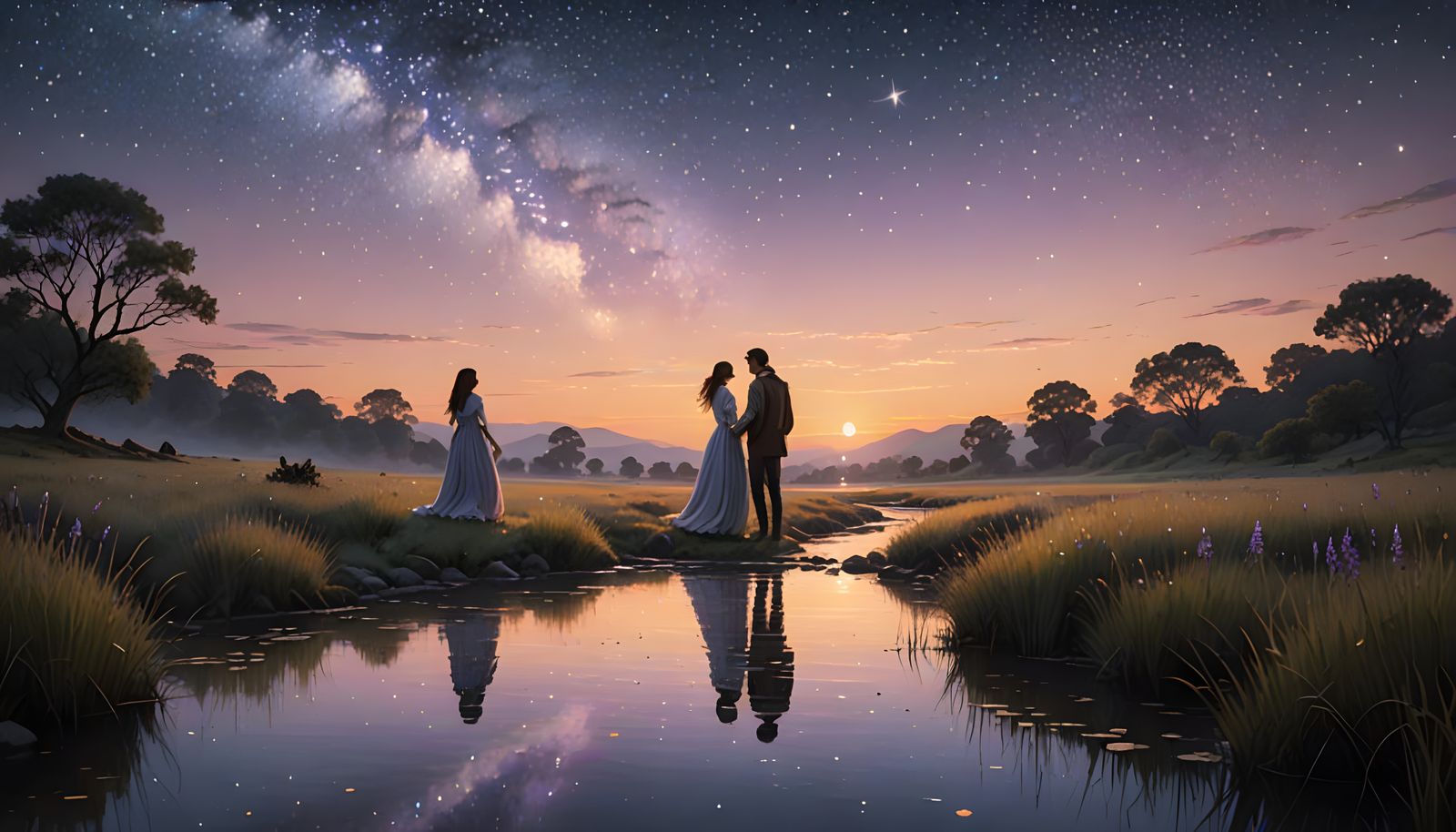 Bittersweet Twilight Encounter in Soft Focus