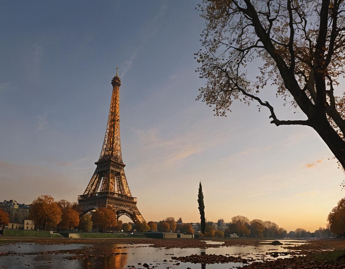 Autumn Landscape in Impressionist Style