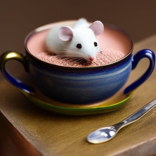 Squeak! Don't eat me!