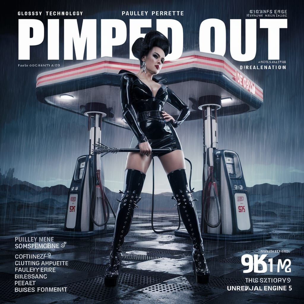 Pauley Perrette as Futuristic Mistress in High-Tech Gas Stat...