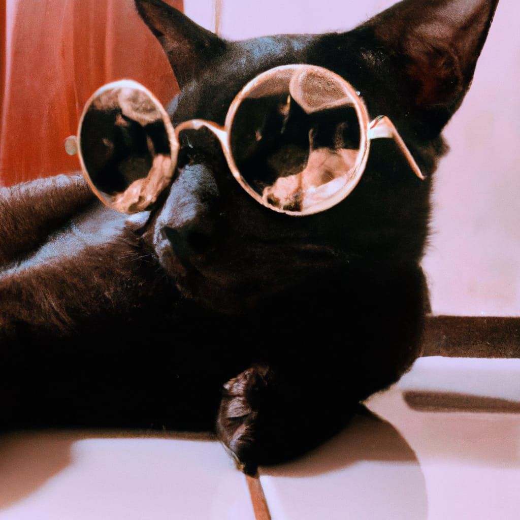 Funny Cat in Cool Shades