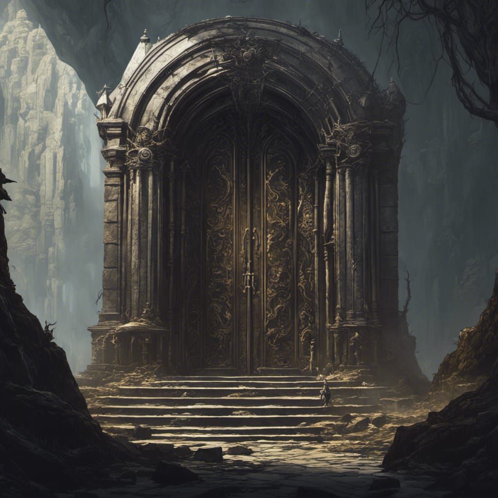 Dark Sorcerer Guarding Vault to the Abyss