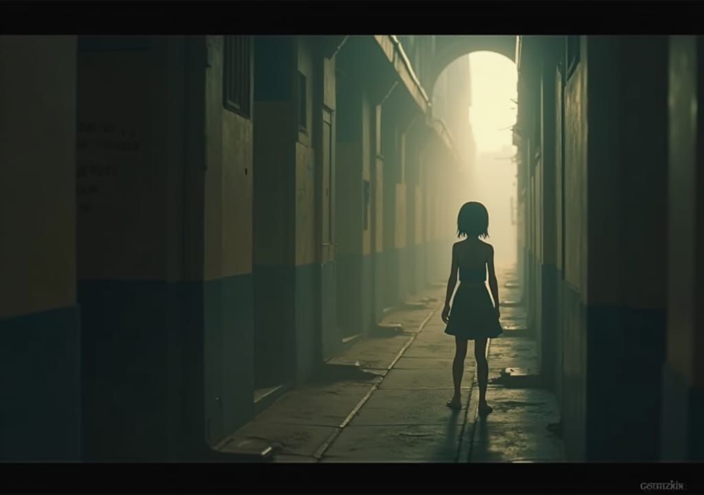 Cinematic Film Still of the Golden Rule