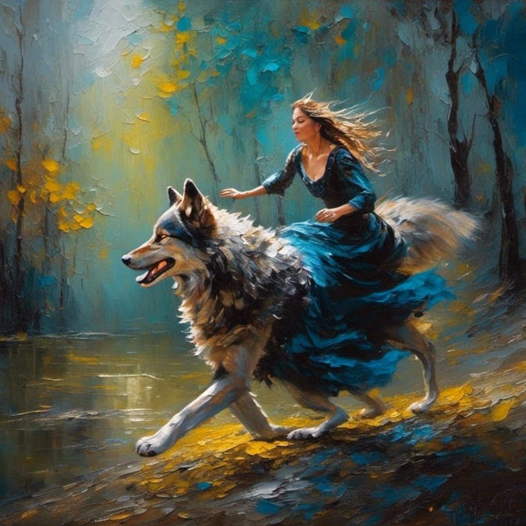 Wolves Dancing: Professional Photography with Bokeh