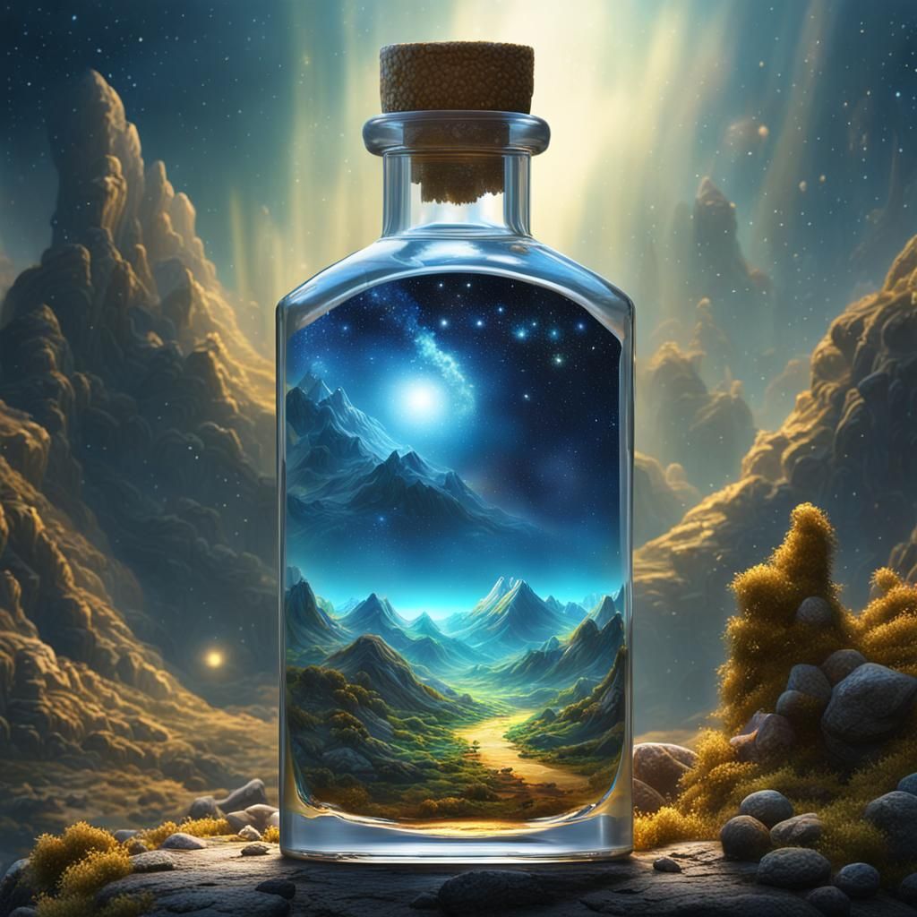 Universe in a Bottle: Surreal Still Life