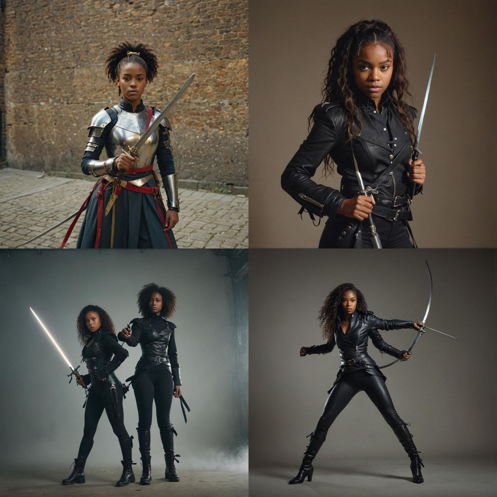 British Woman with Rapier: Cinematic Film Still