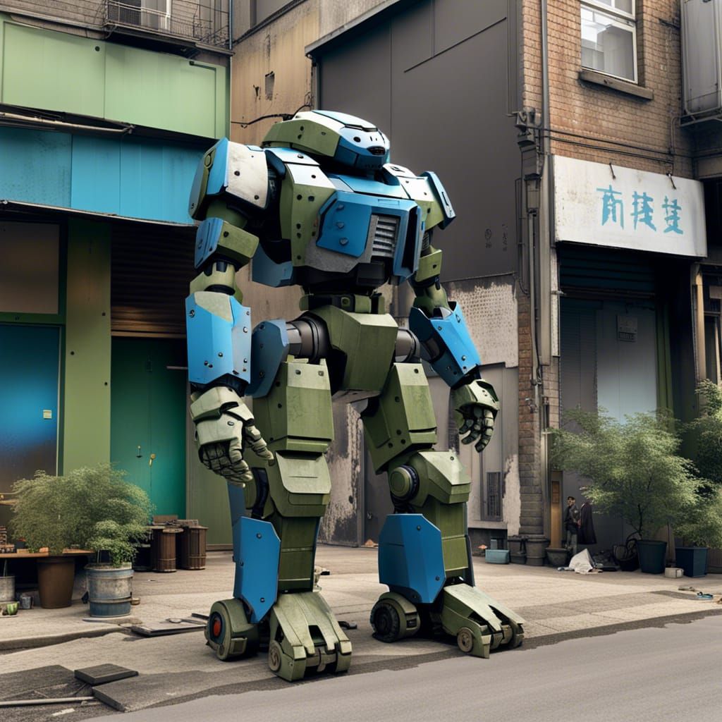 Diesel Punk Mecha Servalan